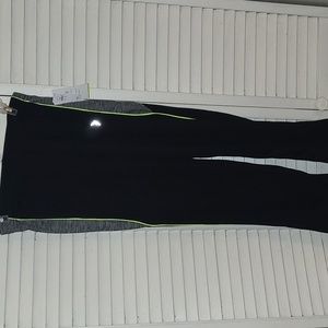 Old Navy black,gray,and lime green active pants XL(14-16)